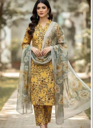 All-Over Floral Print Summer Suit